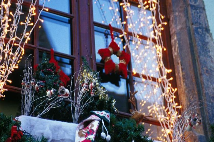 Hiver : Décorations de Noël en Alsace