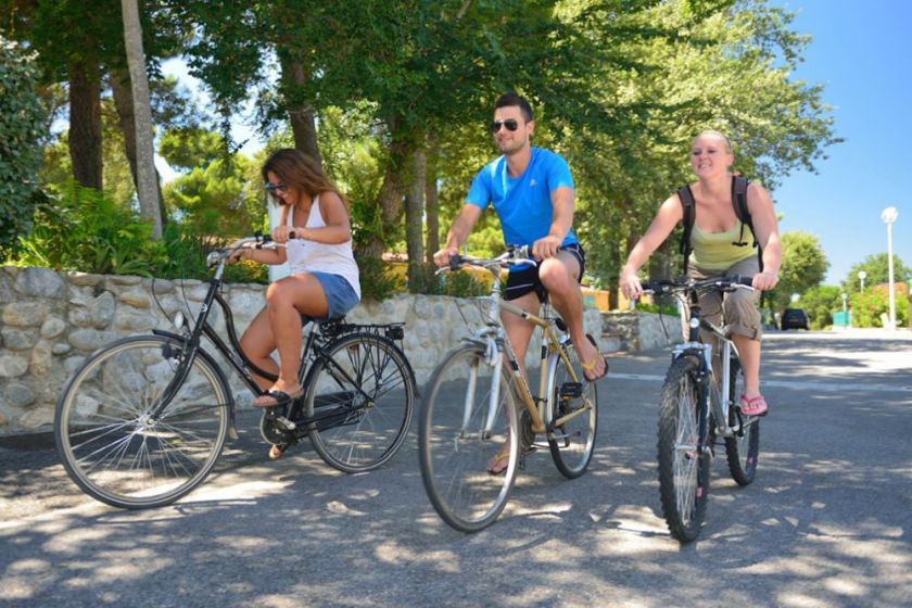 Location de vélos directement au village