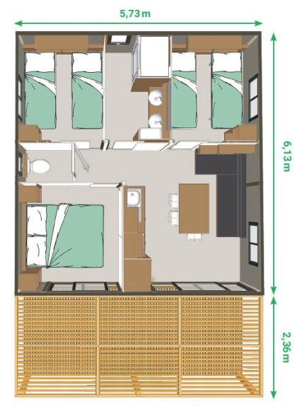 Chalet Persia - 6 personnes