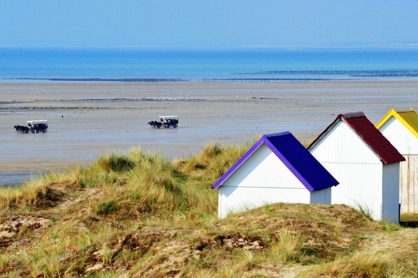 La plage d'Hauteville-sur-Mer