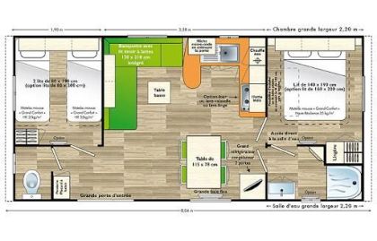 Mobil Home Confort 4 personnes