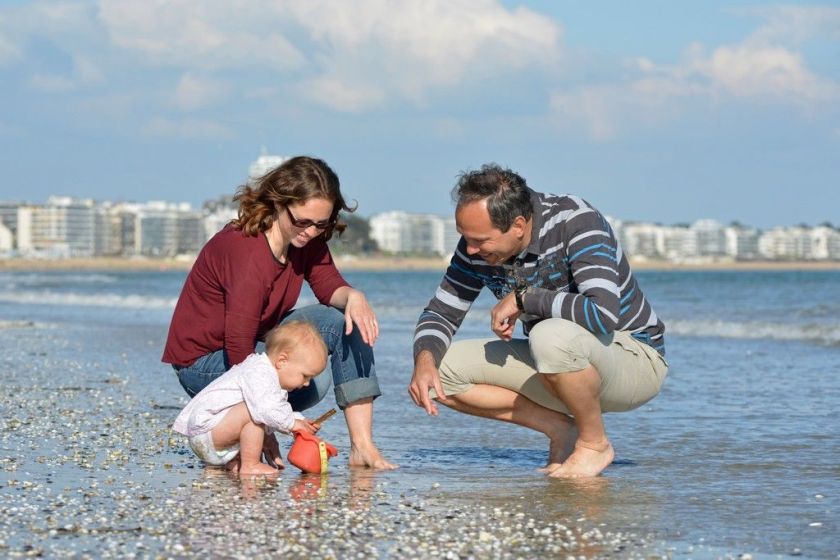 La plage de La Baule en famille