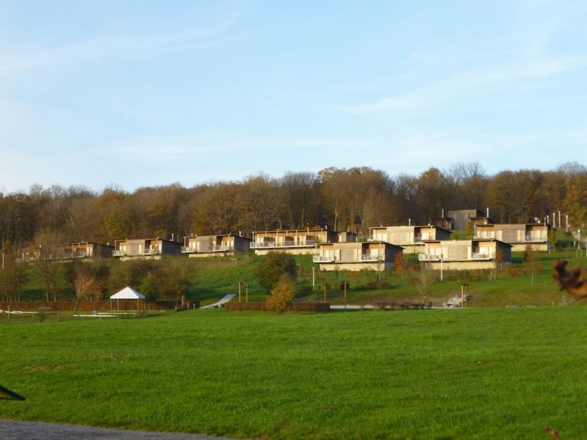 Une vue sur les cottages