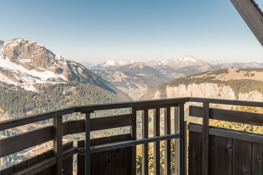 La vue depuis les balcons de la résidence